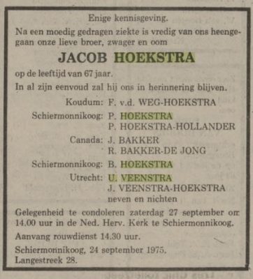Jacob  Hoekstra